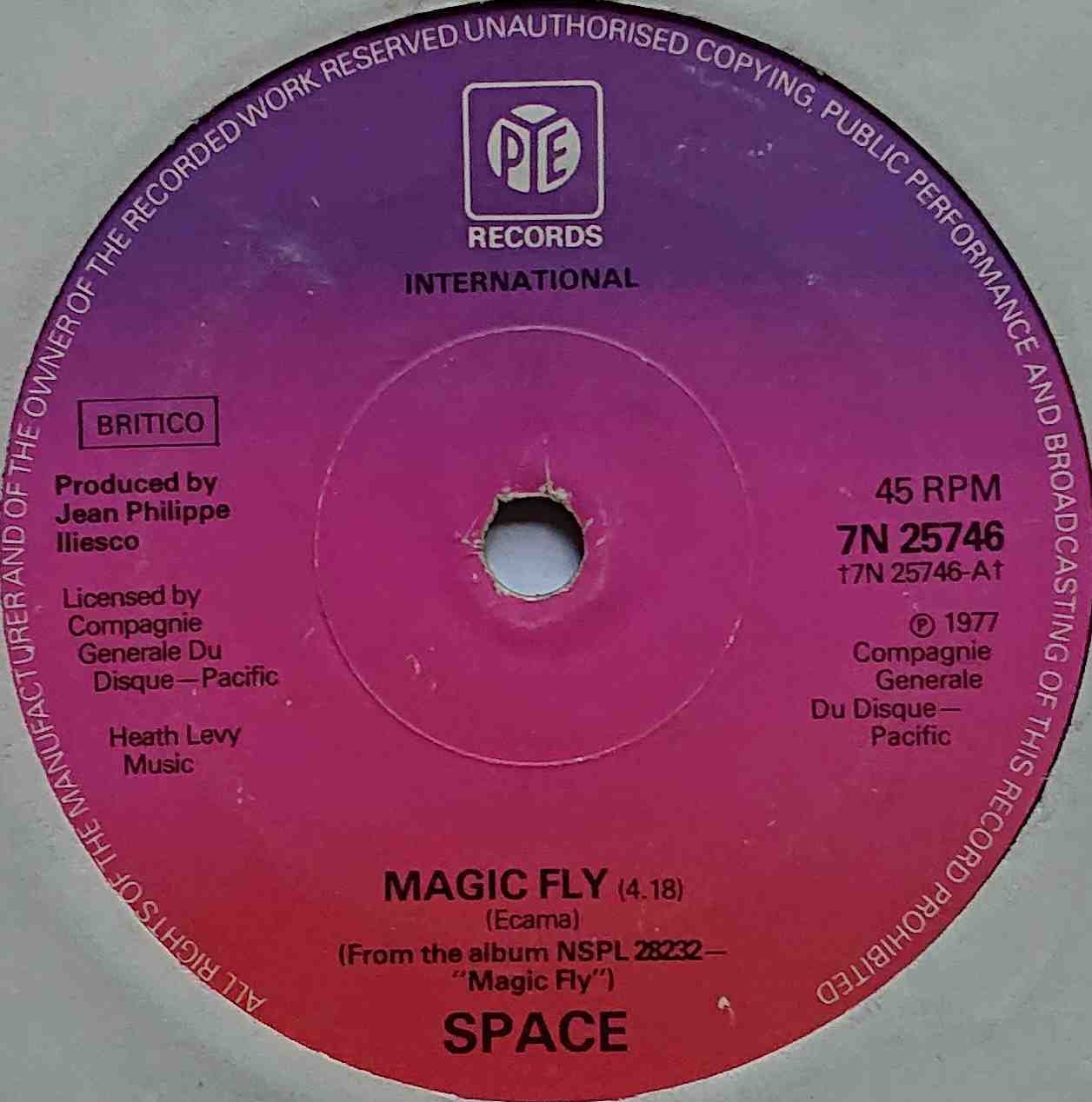 7N 25746 Magic fry Space  Label